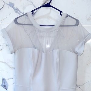 Maggy London Gray MIDI Dress